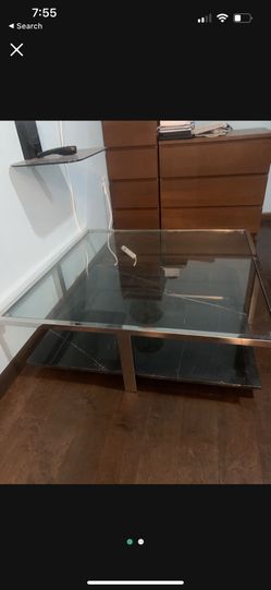 Solid coffee table