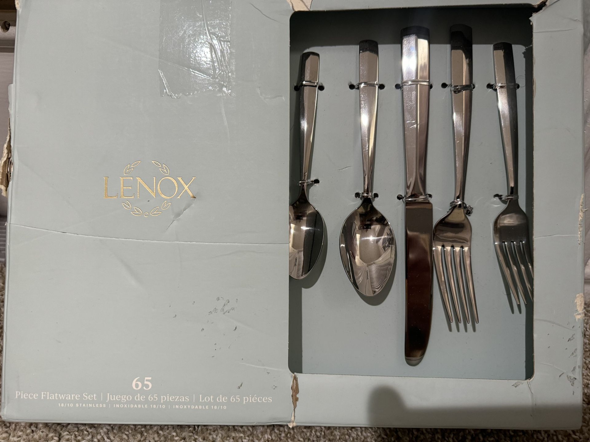 Lenox 815486 Portola 65 Piece Flatware Set 500+ bought in past month
