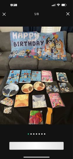Bluey party supplies