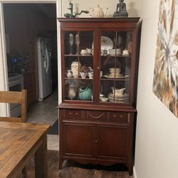 Antique Curio Cabinet 
