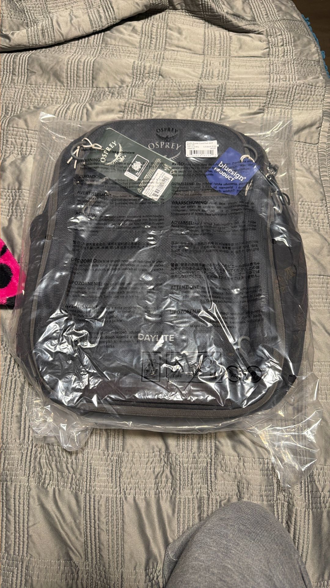 Osprey Daylite Expandable 26+6 Travel Pack Backpack, Black