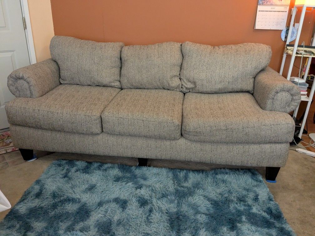Free! COUCH 7 FEET Grey Color