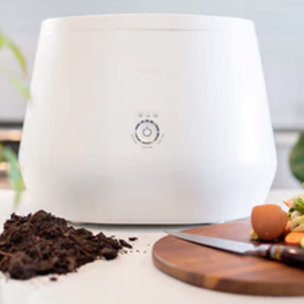 Lomi Compost By Pela Lomi turns your food waste into odorless, organic dirt... instead of sending it to landfills.