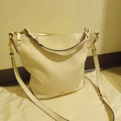 Coach Large Shoulder Or Crossbady Leather Bag 