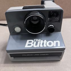 Polaroid “The Button” Instant Land Camera - Uses SX-70 Film, Vintage