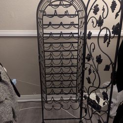 Wraught Iron Wine Rack