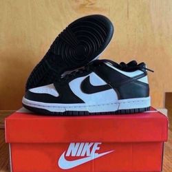 Dunk Low Retro White Black Panda Size 5Y/ 6.5 Womens GS CW1590-100 Brand New