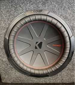 12 in Kicker CompR Sub & Enclosure
