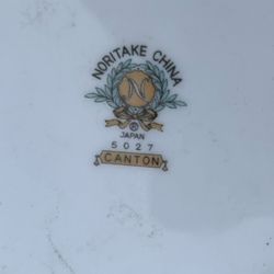 Noritaki Canton Bone China Tea Set Made In Japan 