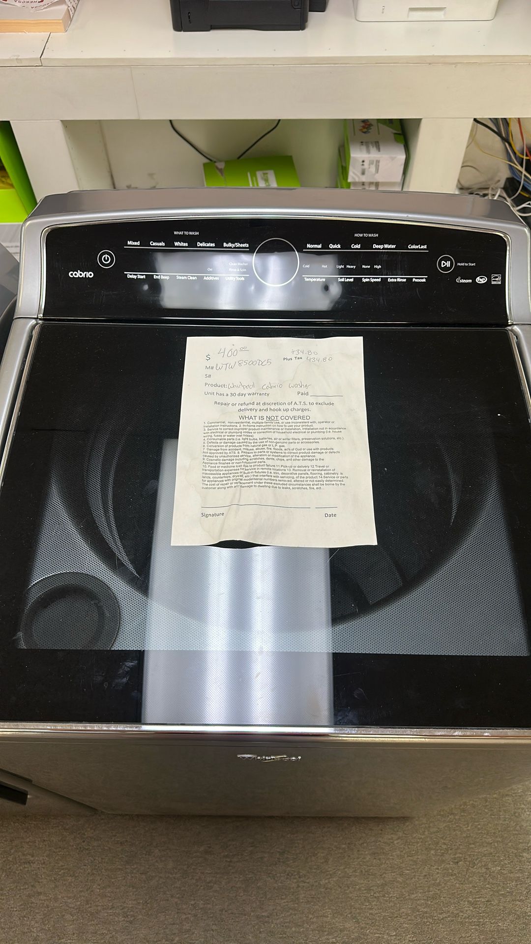 Whirlpool Cabrio Washer