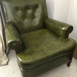 Faux Leather arm Chair