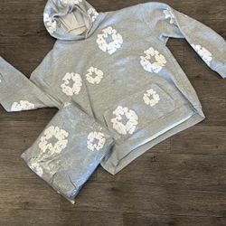 Denim Tears Hoodie Gray - SALE 🚨