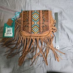 Montana West Fringe Crossbody Bag – Beaded Western Aztec – New w/ Tags