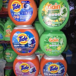 GAIN/TIDE DETERGENT PODS (25CT & 42CT)