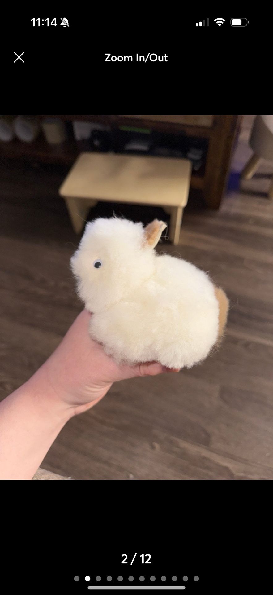alpaca bunny plushy
