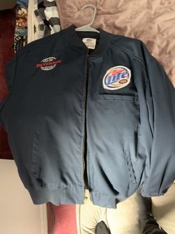 Vintage Miller Lite driver jacket