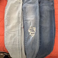 Women American Eagle Jeans Skinny Size 0 