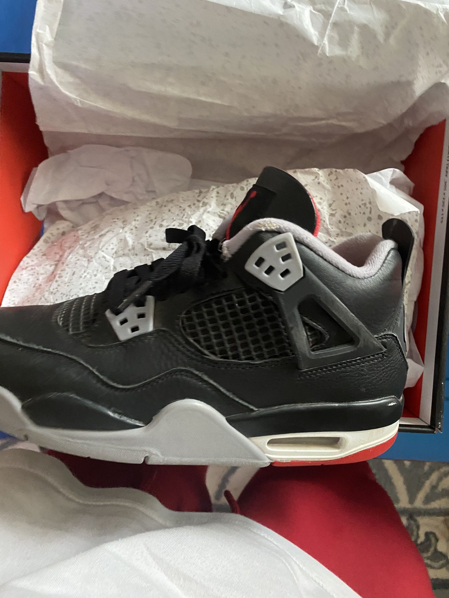 Jordan 4 Bred Reimagined Size 6