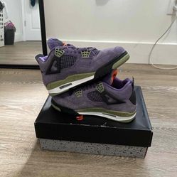 Air Jordan 4 Retro WMNS “Canyon Purple” – Size 9– Great Condition 