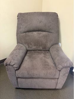 New Brown Fabric Manual Recliner Chair