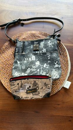 Disney Dooney and Bourke Mickey and friends purse and cosmetics bag