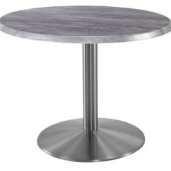 Metal 4 person Round Top Dining Table 