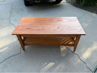 Mission Craftsman Style Oak Coffee Table HEAVY DUTY