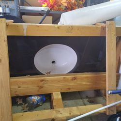 Black Granite Bath Counter Top 