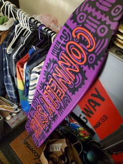 Water board with broken back strap