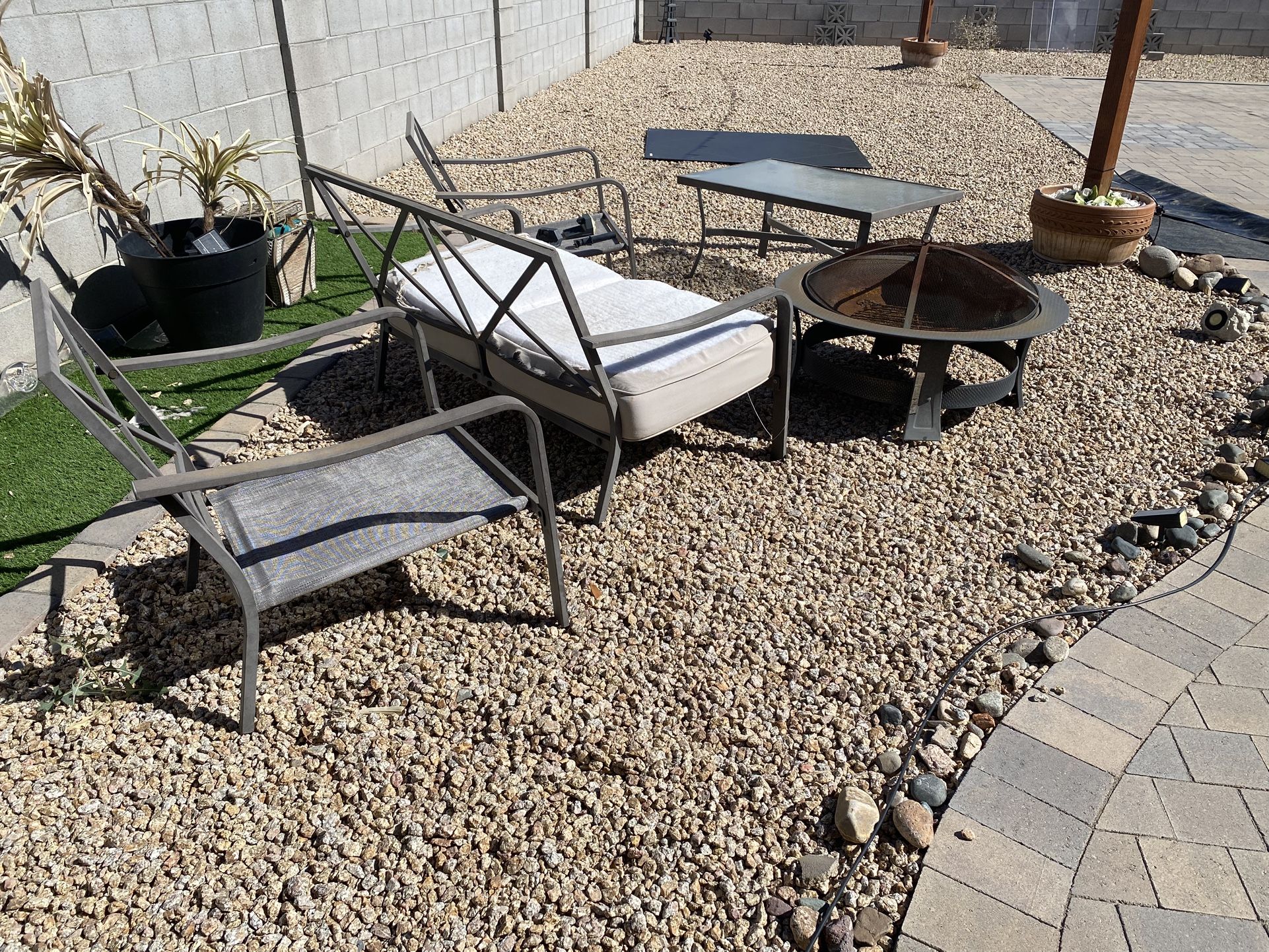 Outdoor Stuff / Patio Furniture And Fireplace