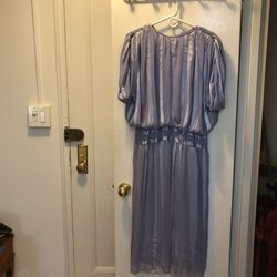 Women’s Vintage Party Dress - Silk, One Piece Size 8