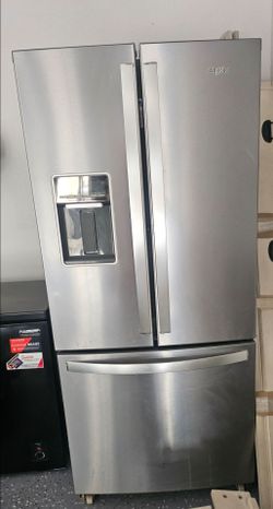 Whirlpool Wrf560seh 30" Wide 19.7 Cu. Ft. French Door Refrigerator - Stainless Steel