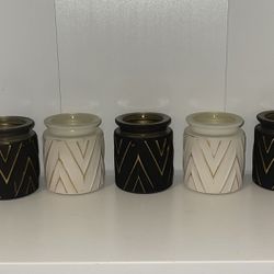 Traditional and Timeless Candle Holder Set of 5 Wedding, Gift, Or Home Decor