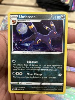 Umbreon SWSH129 Black Star Promo Pokemon TCG holo rare NM blister exclusive 