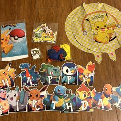 Pokémon Happy Birthday Party Supplies