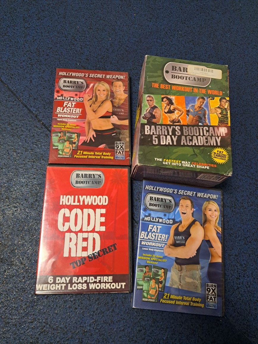 Barry's Boot Camps. Workout DVDs