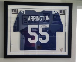 Lavar Arrington Signed And Framed Jersey