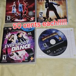 Ps3 Playstation 3 Games .50 Cents Each