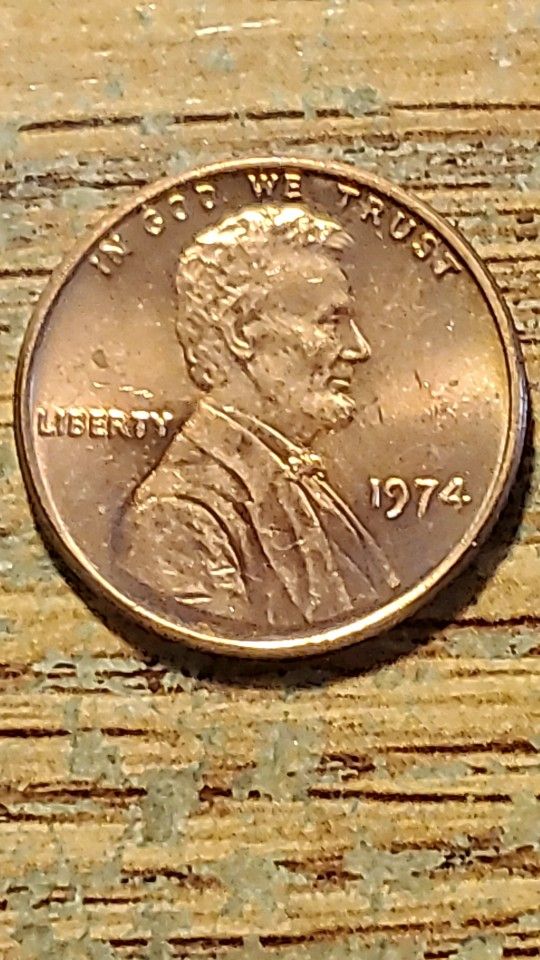 1974 DDR Lincoln Penny ,Nice Shape