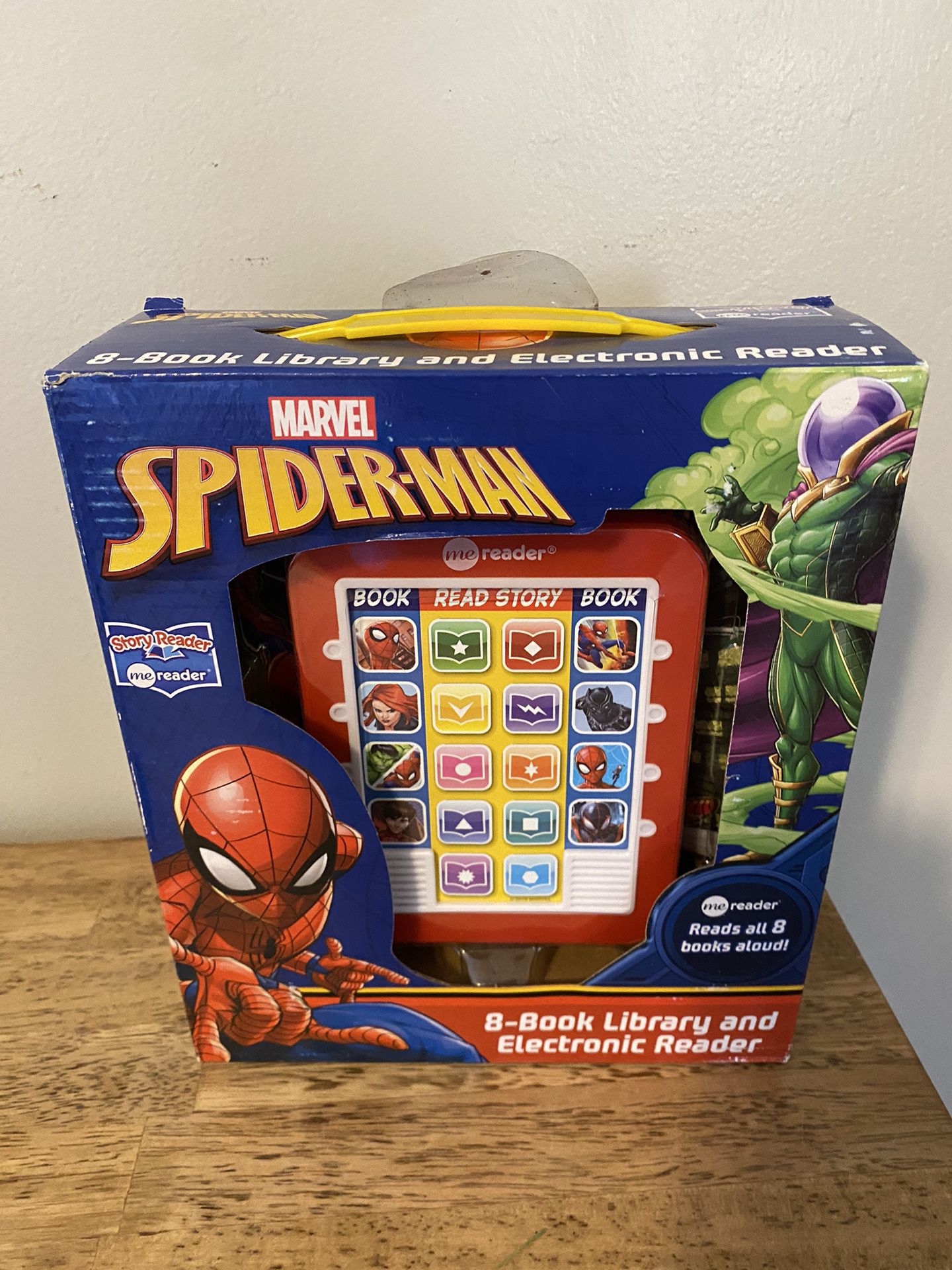 Spider-Man 8 Book Library And Electronic Reader