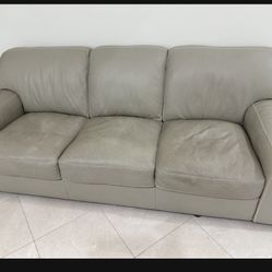 Leather couch