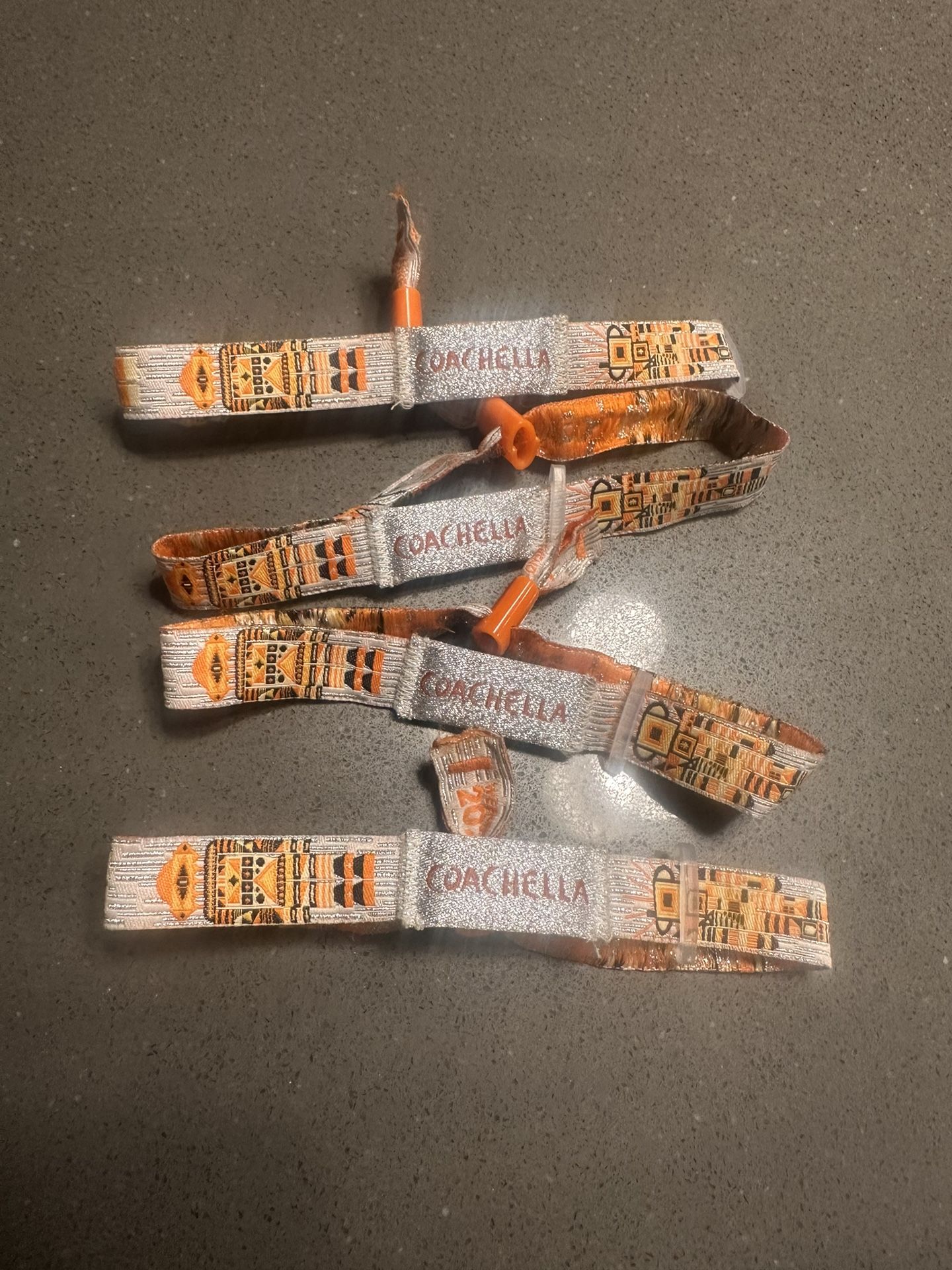 4 SUNDAY GA COACHELLA WRISTBANDS $200 EACH 