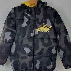 Firm Price Members Only Men’s Black Camo Spongebob Puffer Jacket Size XL

