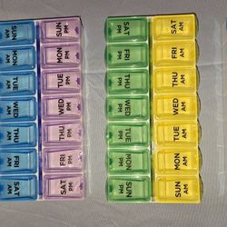Weekly Pill Organizers Bundle