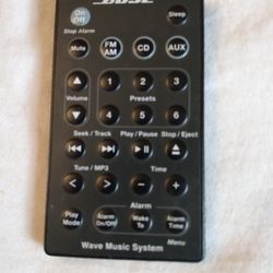 BOSE REMOTE CONTROL SYSTEM AUDIO