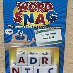 Word Snag Dice Game New