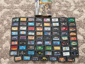 Nintendo gameboy advance games 10 each