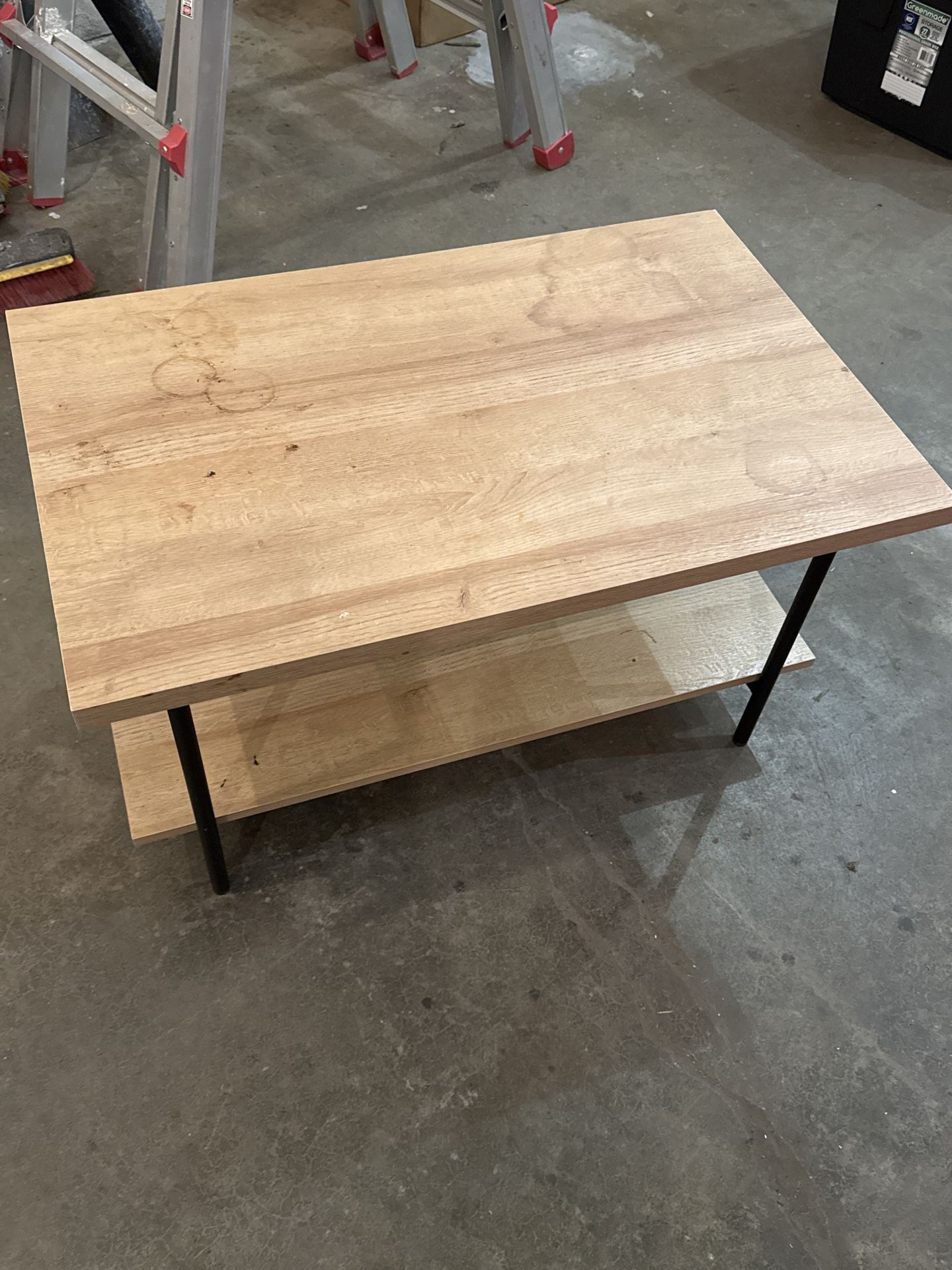 Small Bamboo Table And Shelf