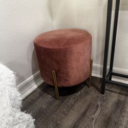 Mauve Pink Stool Seat