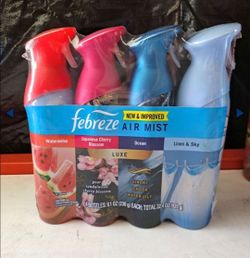 Febreze Air Mist 4-Pack Variety